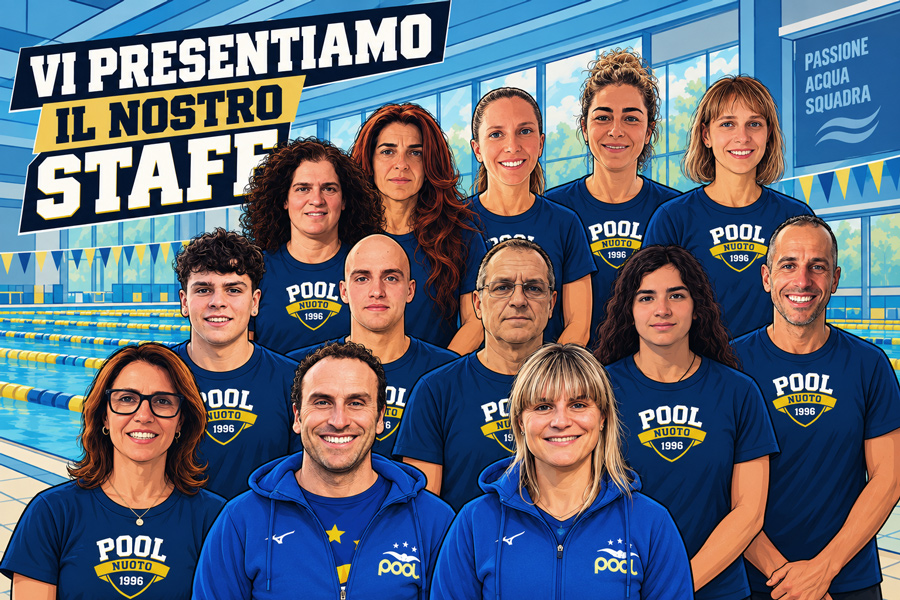 Vi presentiamo lo staff Pool Nuoto per la stagione 2026-2027